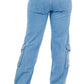 SEXY CARGO STYLE DENIM JEANS