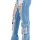 SEXY CARGO STYLE DENIM JEANS