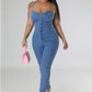 DENIM SEXY JUMPSUIT