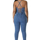 DENIM SEXY JUMPSUIT
